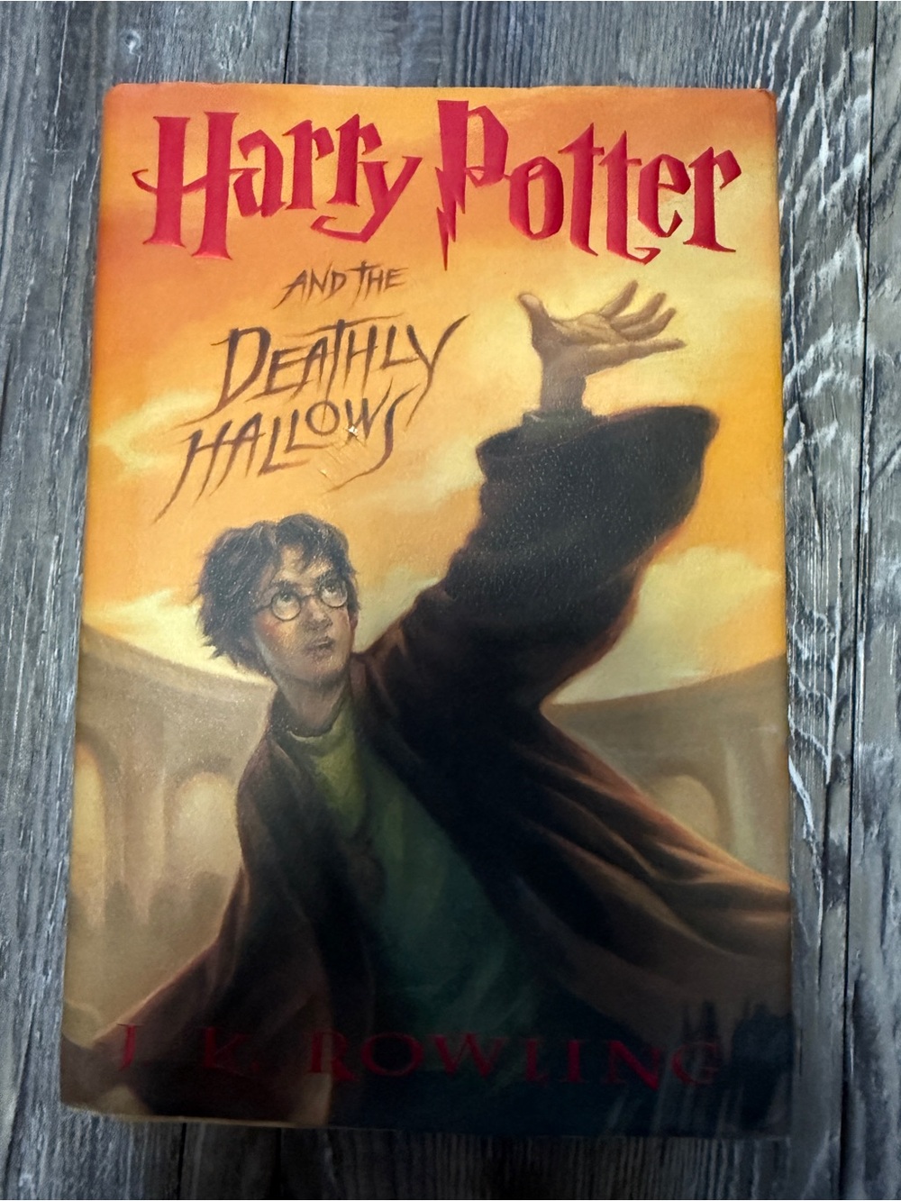 Harry Potter and the Deathly Hallows Paperback - Iconic Orange Cover- 1st ed.